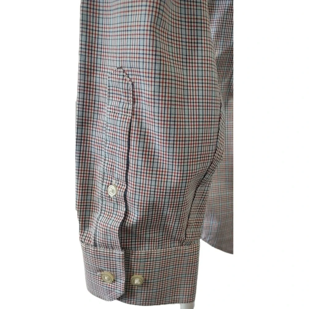 Banana Republic Dress Shirt Mens Size Large Slim Fit Collared Long sleeve Stripe